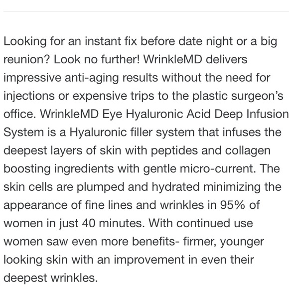 WrinkleMD EYE Hyaluronic Acid Deep Infusion System - Picture 7 of 7